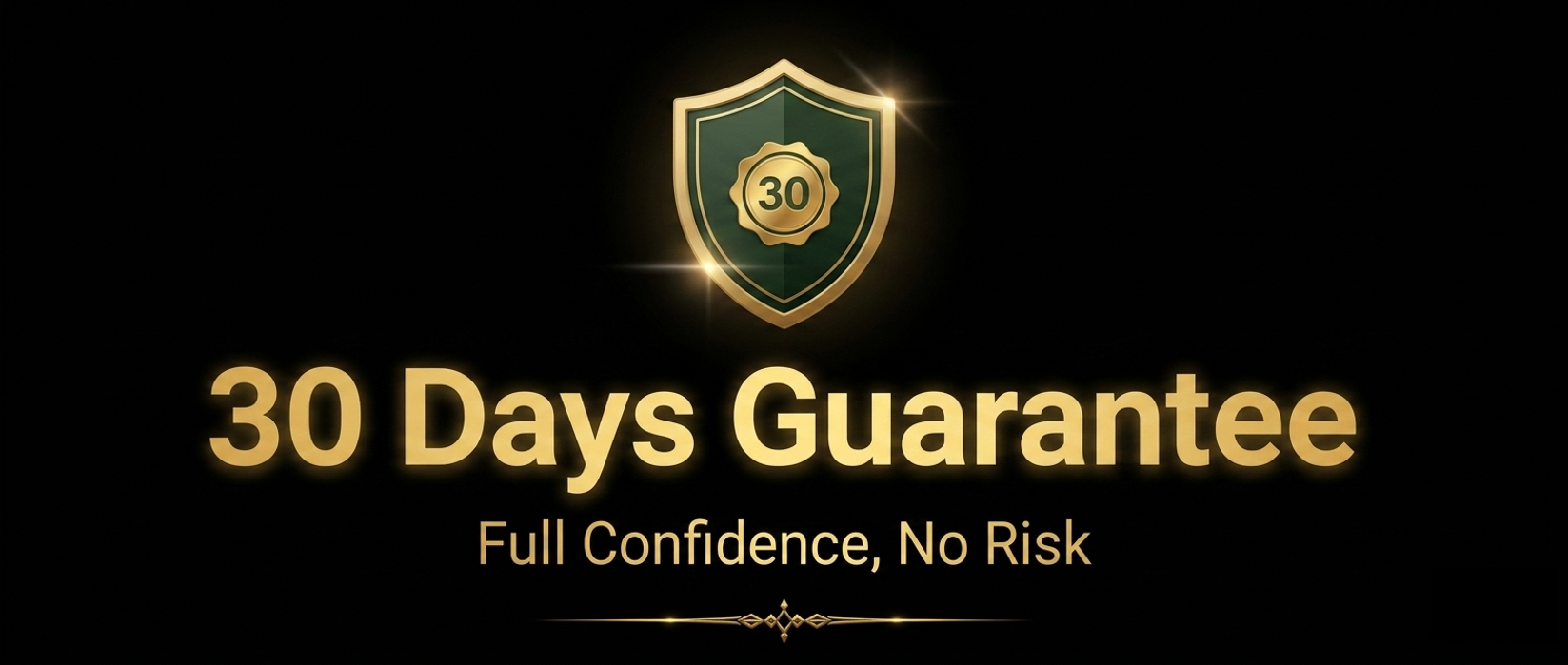 30 Days Guarantee